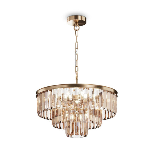 Revero Chandelier With Gold Styling-Maytoni-South Charlotte Fine Lighting