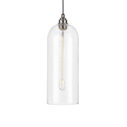 Richmond designer pendant lighting with fine ribbed glass and sold by South Charlotte Fine Lighting