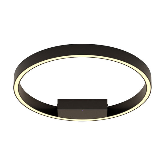 Rim Ceiling Lamp In Black - Warm Tones (Medium)-Maytoni-South Charlotte Fine Lighting