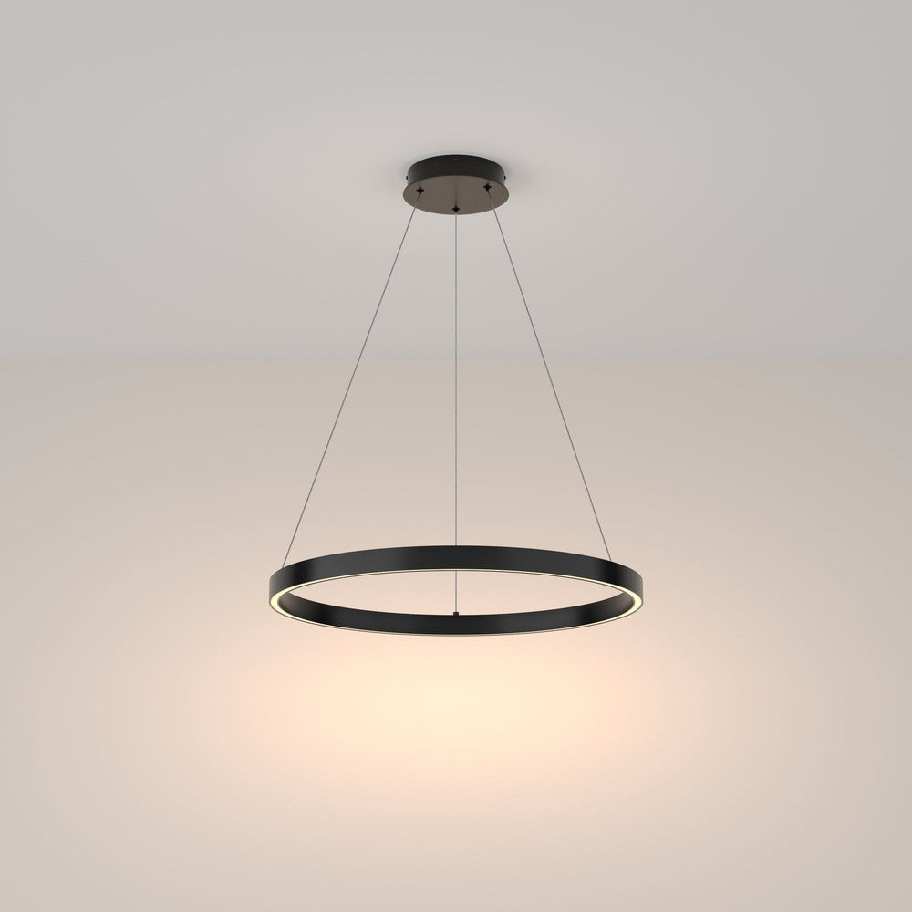 Rim Pendant Lamp A In Black-Maytoni-South Charlotte Fine Lighting