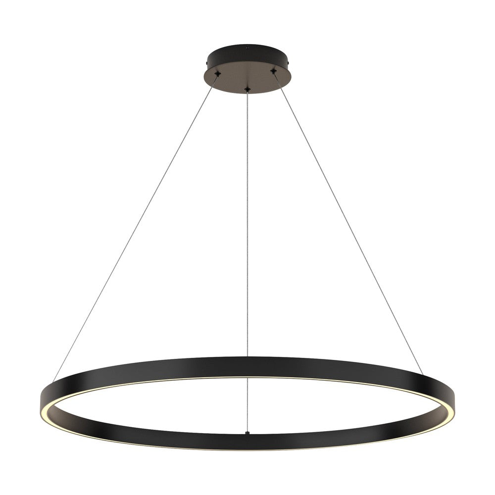 Rim Pendant Lamp B In Black-Maytoni-South Charlotte Fine Lighting