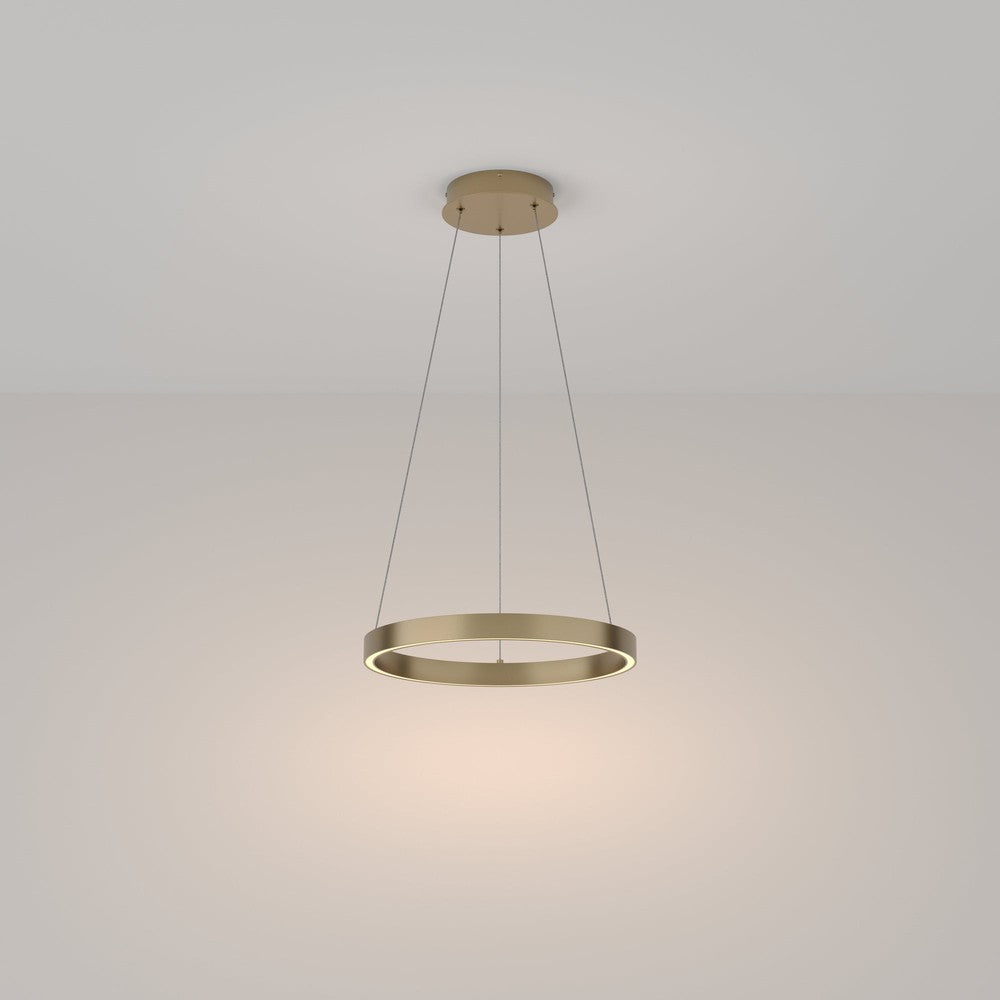 Rim Pendant Lamp B With Brass Styling-Maytoni-South Charlotte Fine Lighting