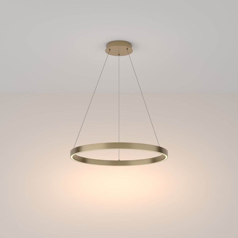 Rim Pendant Lamp C With Brass Styling-Maytoni-South Charlotte Fine Lighting