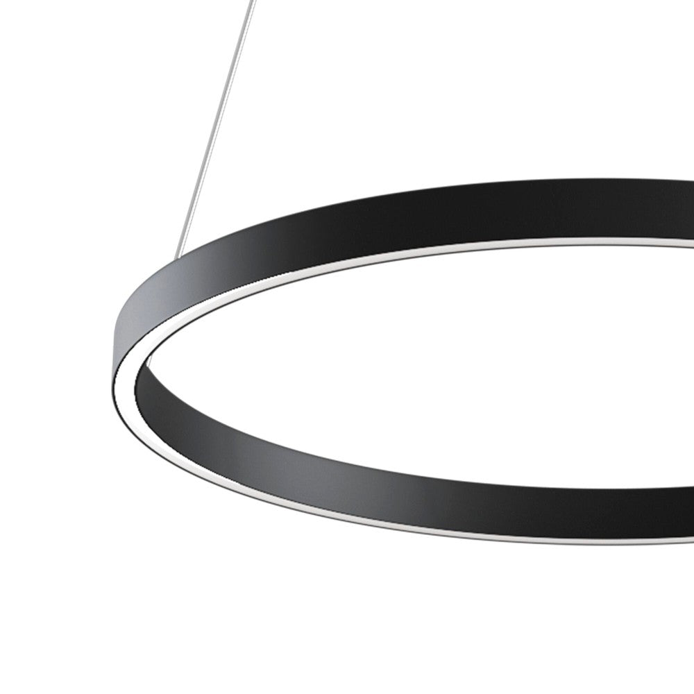 Rim Pendant Lamp D In Black-Maytoni-South Charlotte Fine Lighting