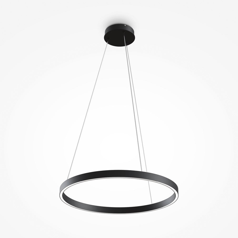 Rim Pendant Lamp D In Black-Maytoni-South Charlotte Fine Lighting