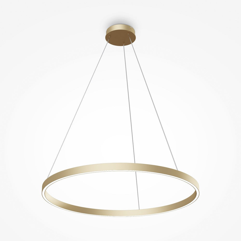 Rim Pendant Lamp F With Brass Styling-Maytoni-South Charlotte Fine Lighting