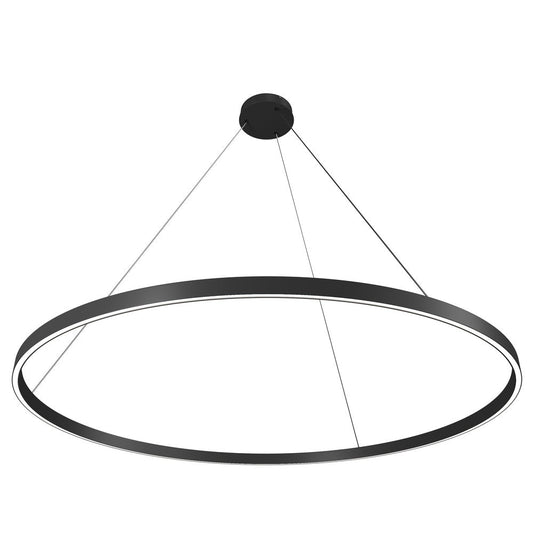 Rim Pendant Lamp In Black - Large-Maytoni-South Charlotte Fine Lighting