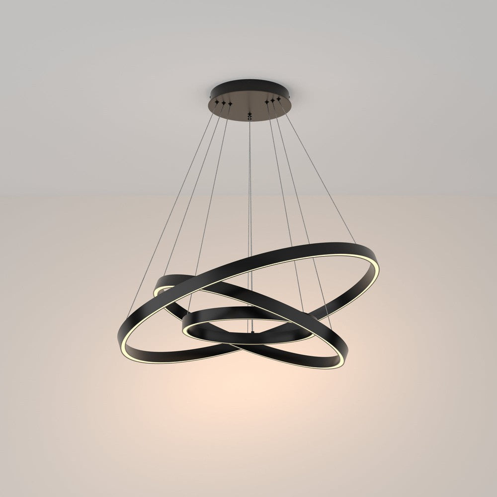 Rim Spec B Pendant Lamp In Black - Cool Tones-Maytoni-South Charlotte Fine Lighting