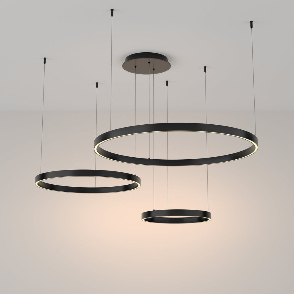 Rim Spec B Pendant Lamp In Black - Cool Tones-Maytoni-South Charlotte Fine Lighting