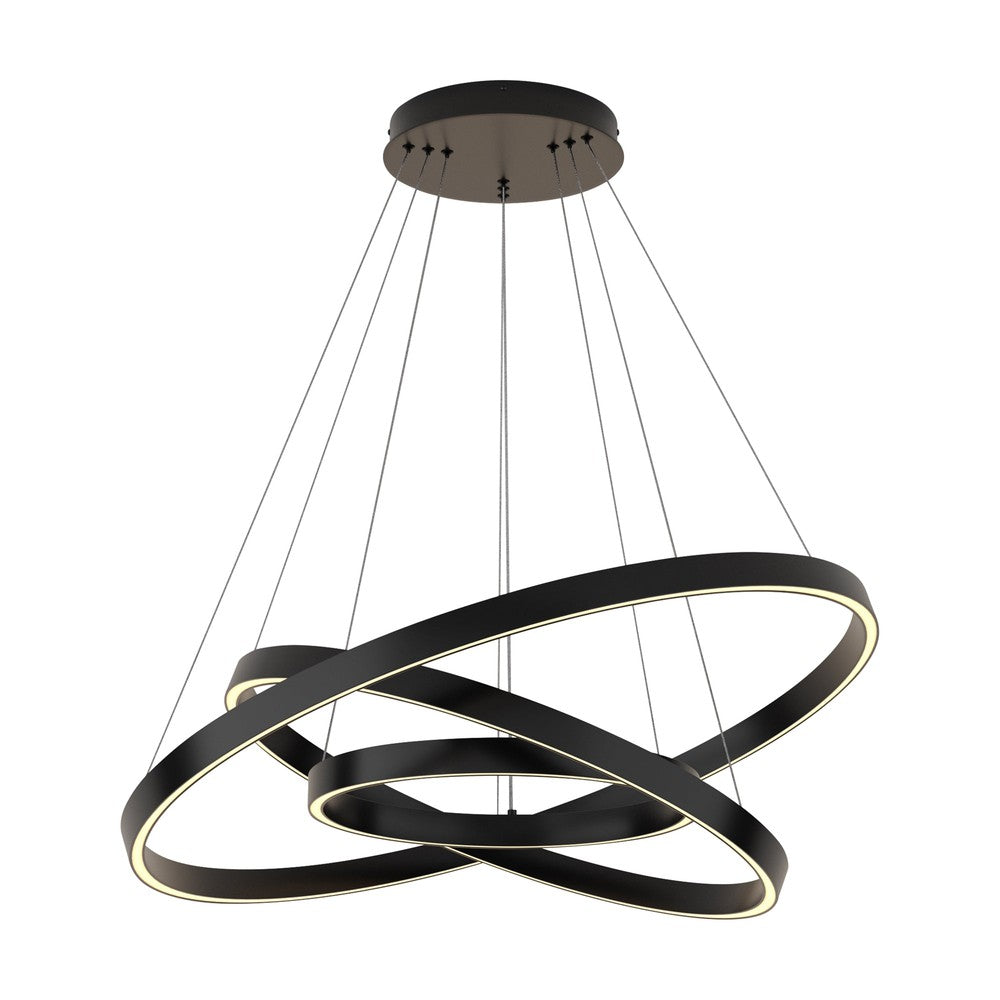 Rim Spec B Pendant Lamp In Black - Cool Tones-Maytoni-South Charlotte Fine Lighting