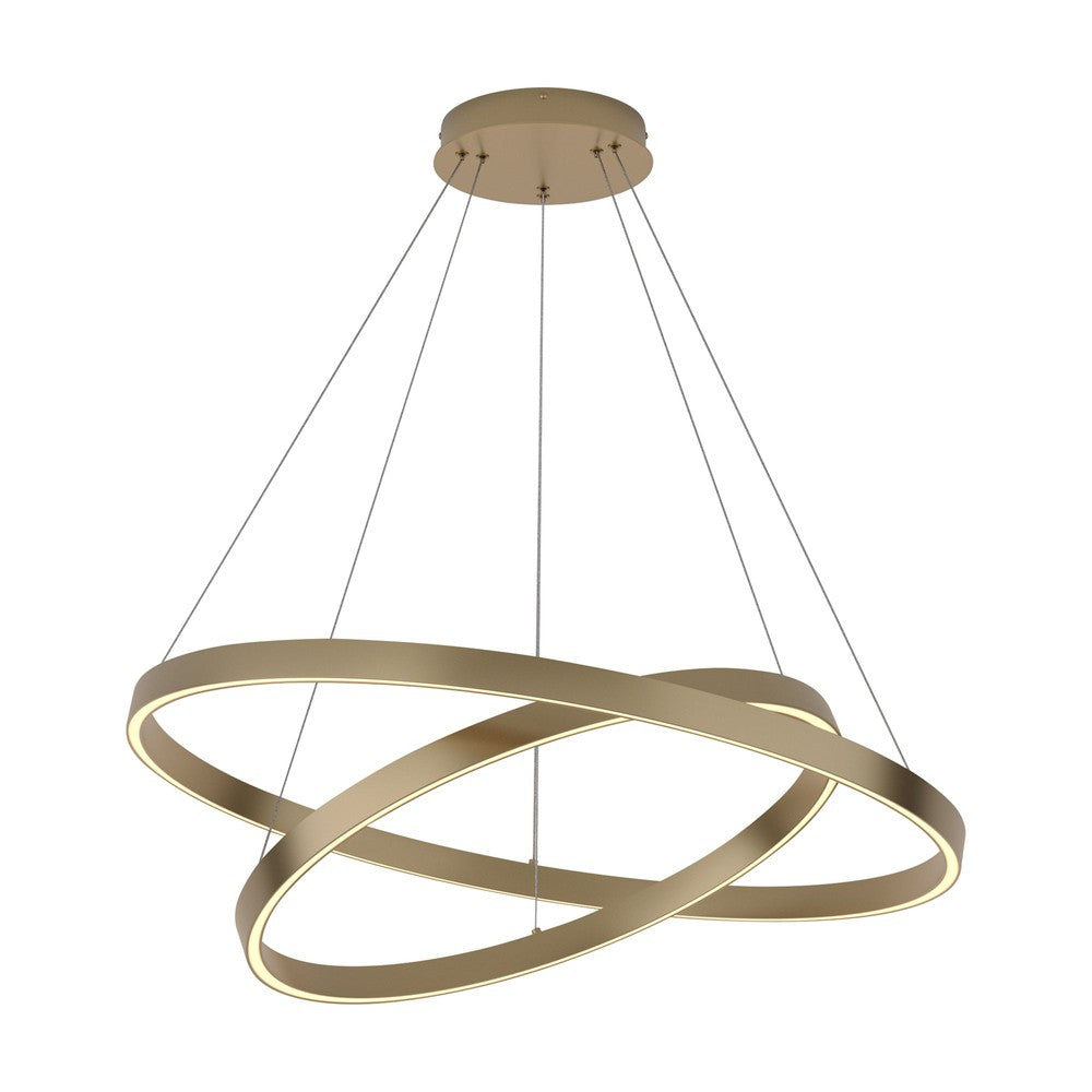 Rim Two Way Pendant Lights With Brass Styling - Warm Tones-Maytoni-South Charlotte Fine Lighting