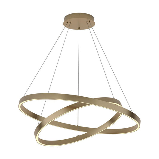 Rim Two Way Pendant Lights With Brass Styling - Warm Tones-Maytoni-South Charlotte Fine Lighting