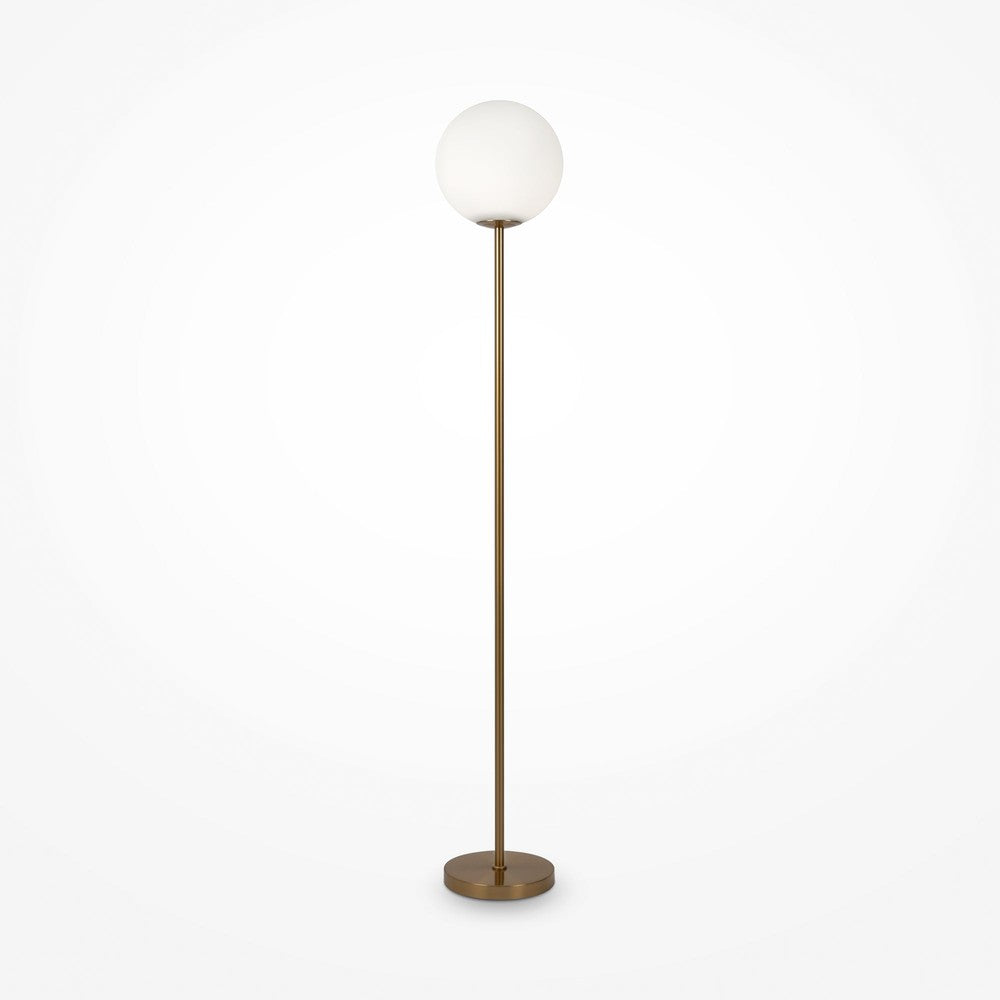 Ring Floor Lamp With Brass Styling-Maytoni-South Charlotte Fine Lighting