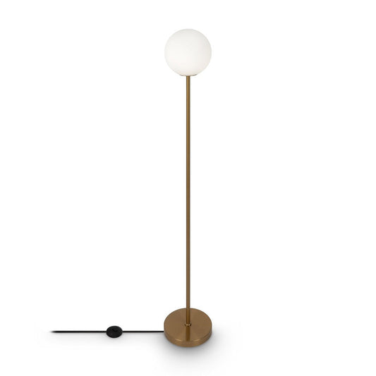 Ring Floor Lamp With Brass Styling-Maytoni-South Charlotte Fine Lighting