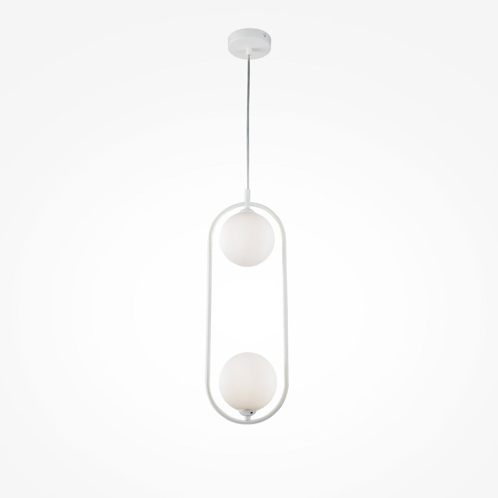 Ring Pendant Lamp In White-Maytoni-South Charlotte Fine Lighting