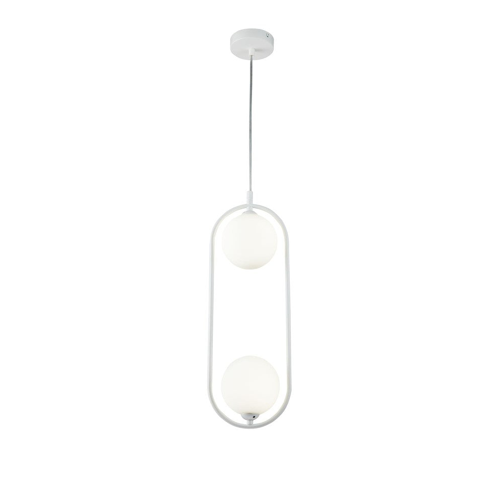 Ring Pendant Lamp In White-Maytoni-South Charlotte Fine Lighting