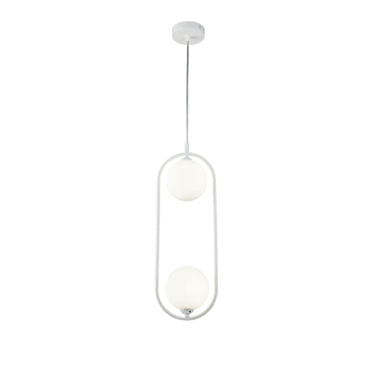 Ring Pendant Lamp In White-Maytoni-South Charlotte Fine Lighting