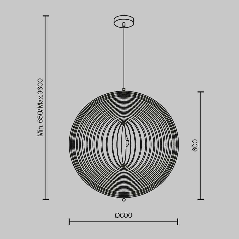 Roots Circular Pendant Lamp With Beige Wooden Shade-Maytoni-South Charlotte Fine Lighting