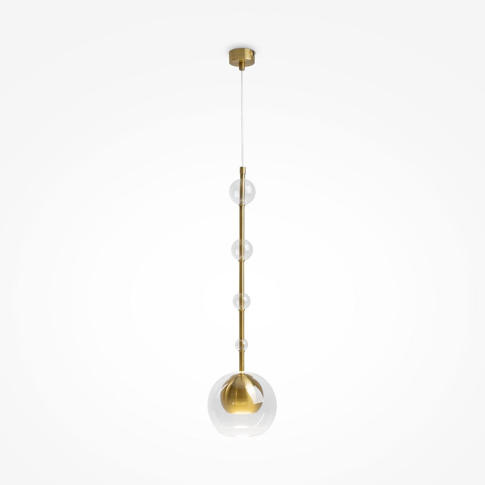 Ros Pendant Lamp With Brass Styling-Maytoni-South Charlotte Fine Lighting