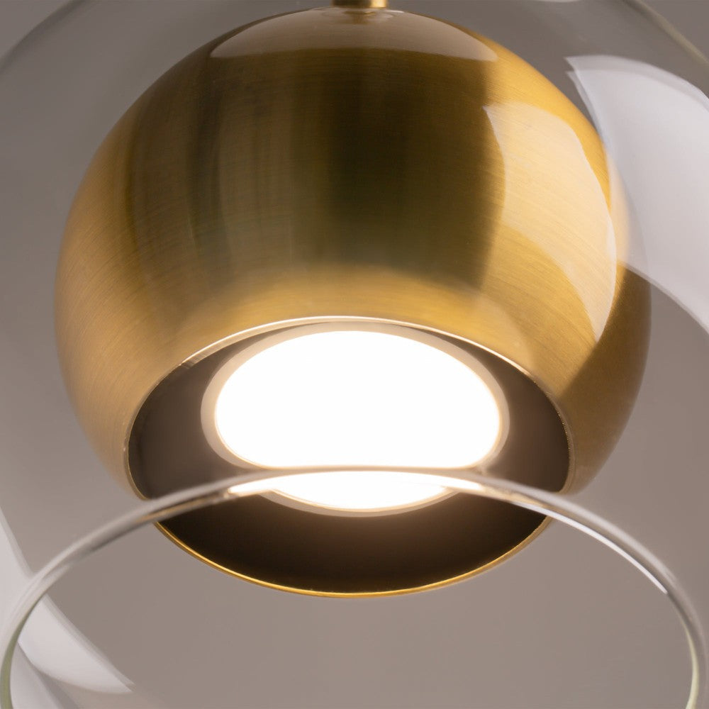 Ros Pendant Lamp With Brass Styling-Maytoni-South Charlotte Fine Lighting