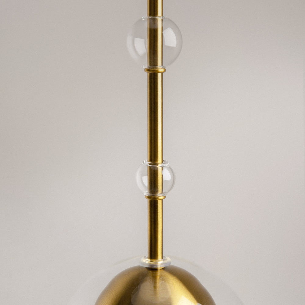 Ros Pendant Lamp With Brass Styling-Maytoni-South Charlotte Fine Lighting