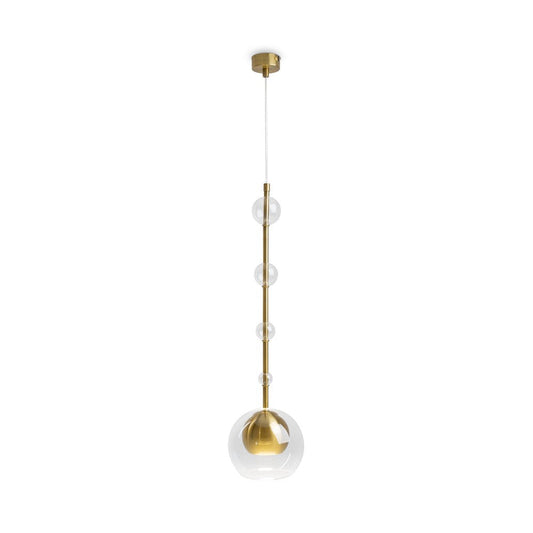 Ros Pendant Lamp With Brass Styling-Maytoni-South Charlotte Fine Lighting