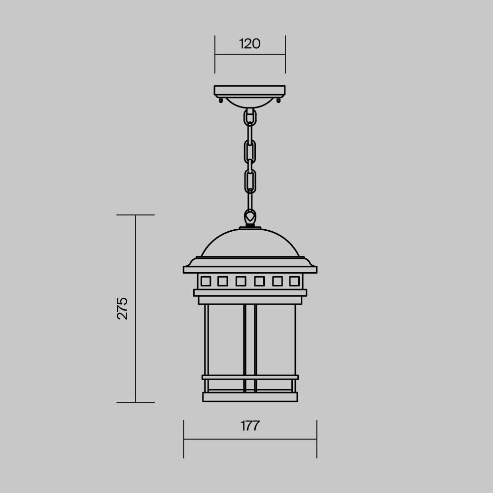 Salamanca Pendant Lamp Brown-Maytoni-South Charlotte Fine Lighting