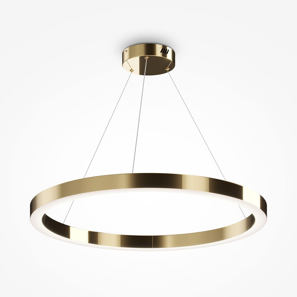 Saturno Pendant Lamp With Brass Styling - Large-Maytoni-South Charlotte Fine Lighting