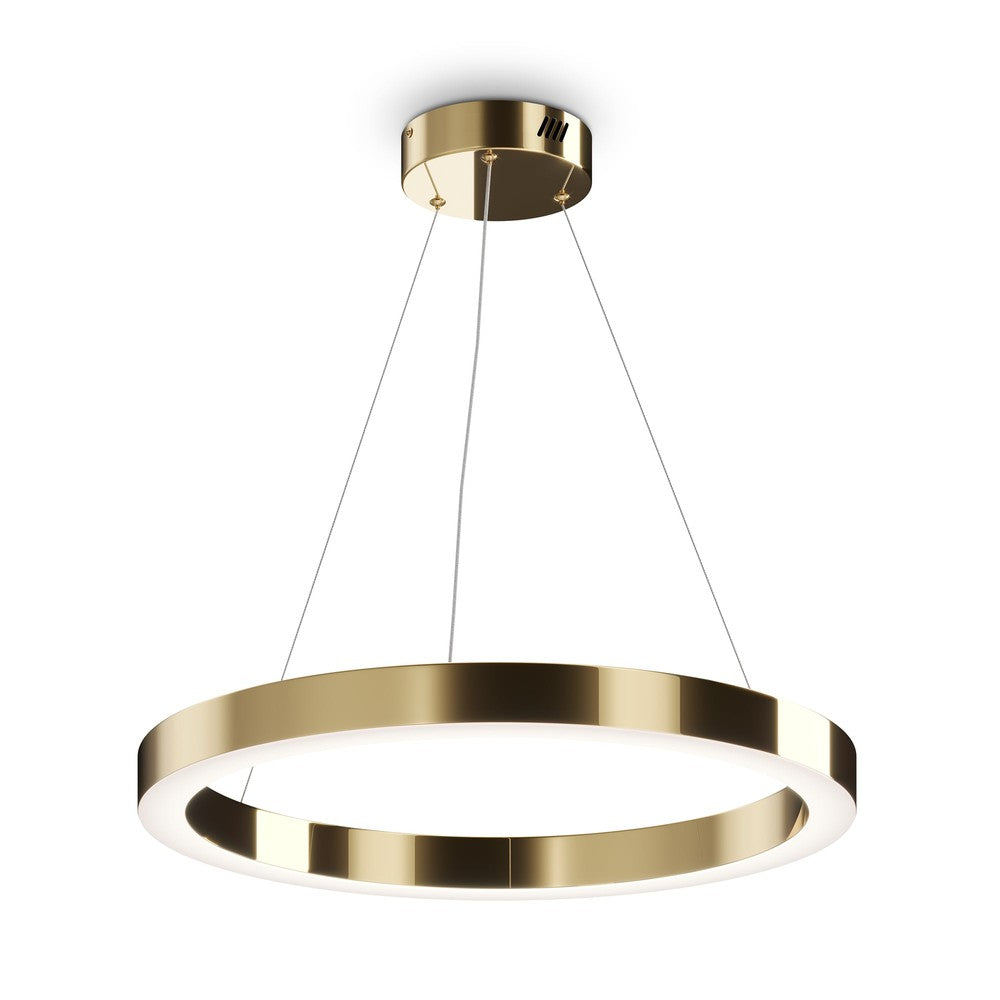 Saturno Pendant Lamp With Brass Styling - Medium-Maytoni-South Charlotte Fine Lighting