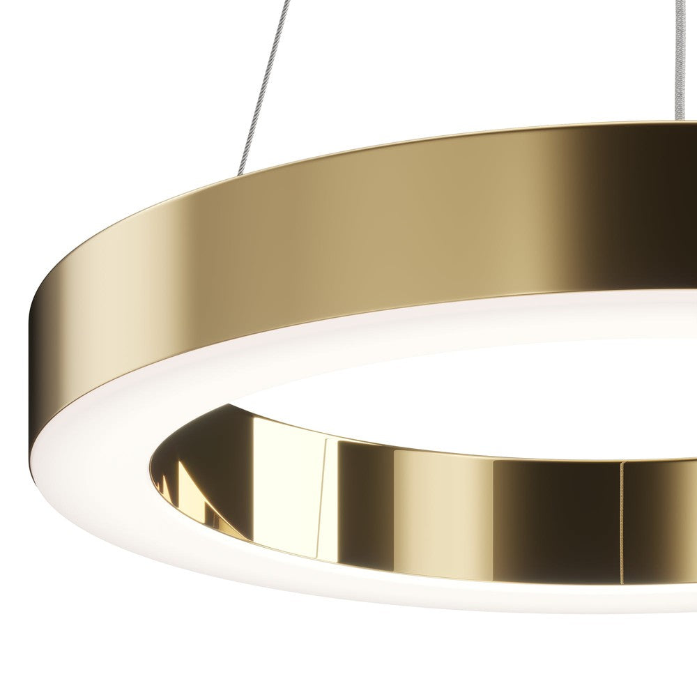 Saturno Pendant Lamp With Brass Styling - Small-Maytoni-South Charlotte Fine Lighting