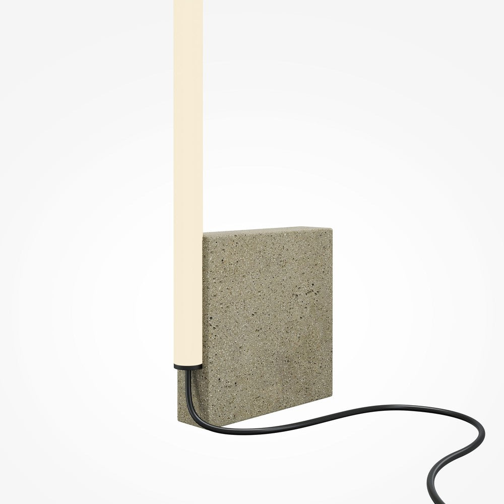 Solid Floor Lamp In Grey-Maytoni-South Charlotte Fine Lighting