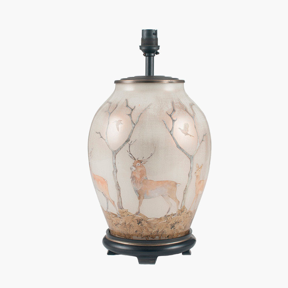 Side view of stag table lamp base by Jenny Worrall