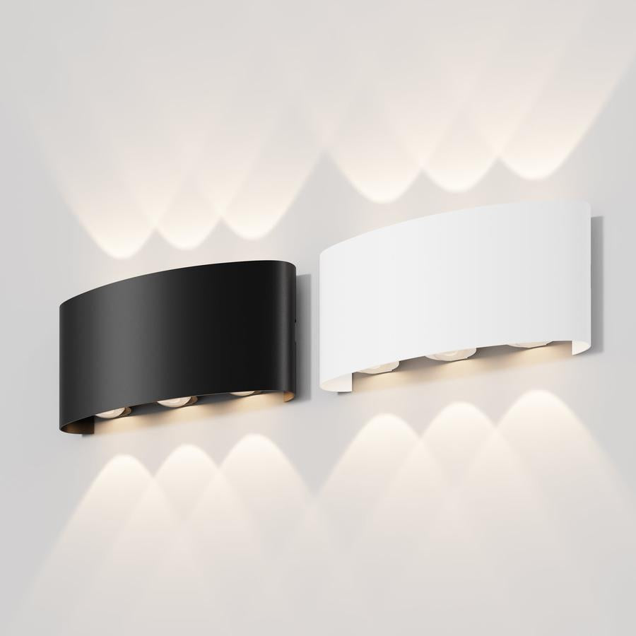 Strato Wall Light Black Six Beams-Maytoni-South Charlotte Fine Lighting