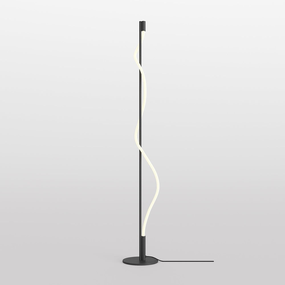 Tau Floor Lamp In Black-Maytoni-South Charlotte Fine Lighting