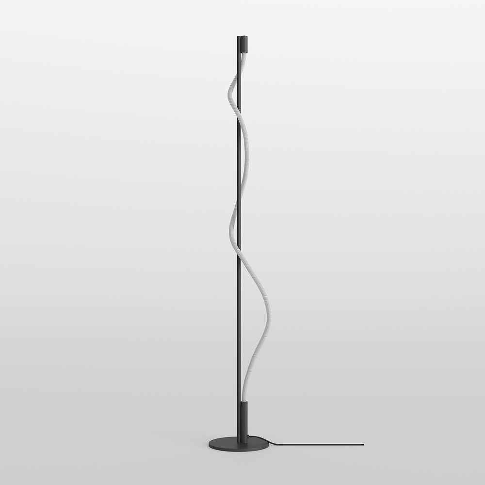 Tau Floor Lamp In Black-Maytoni-South Charlotte Fine Lighting