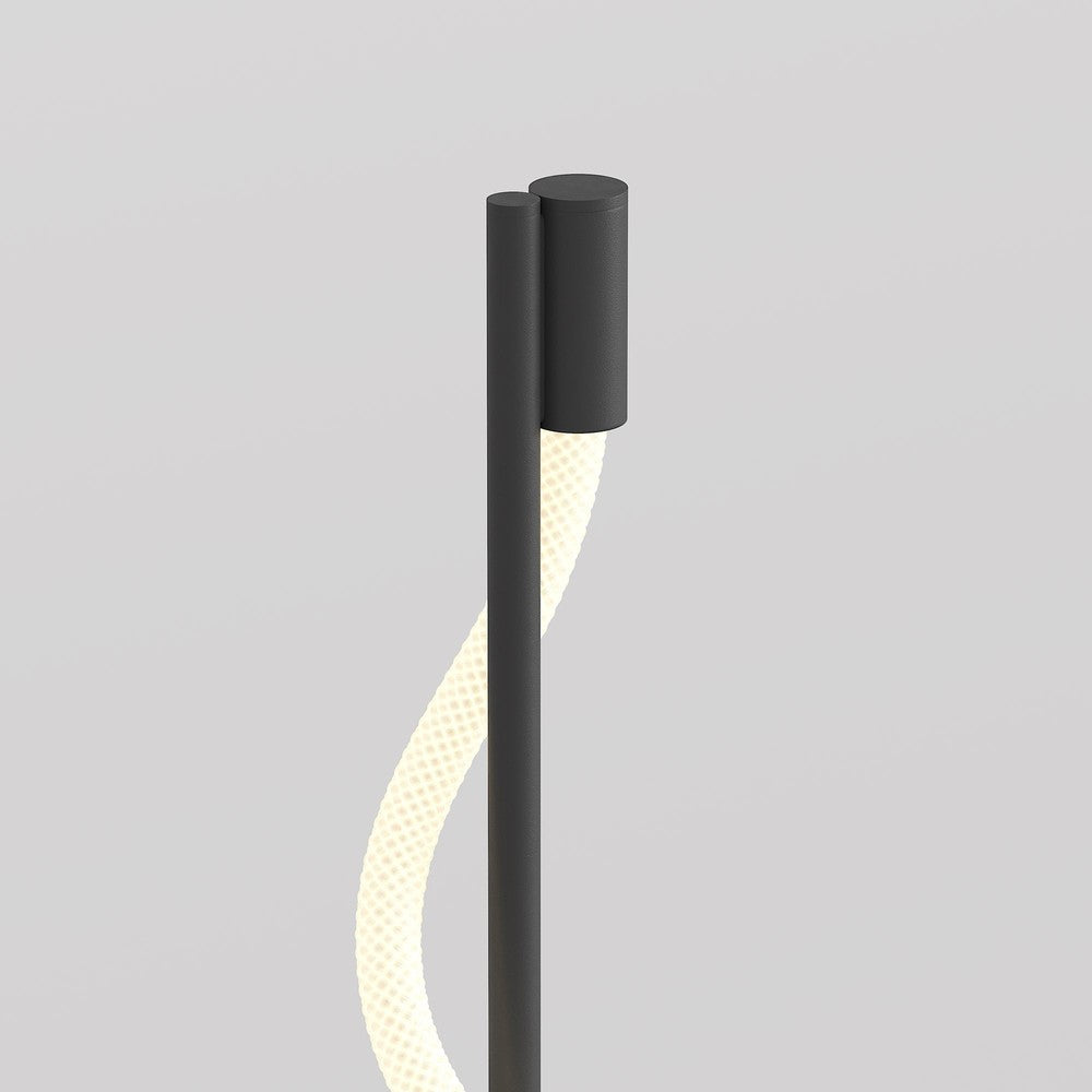 Tau Floor Lamp In Black-Maytoni-South Charlotte Fine Lighting