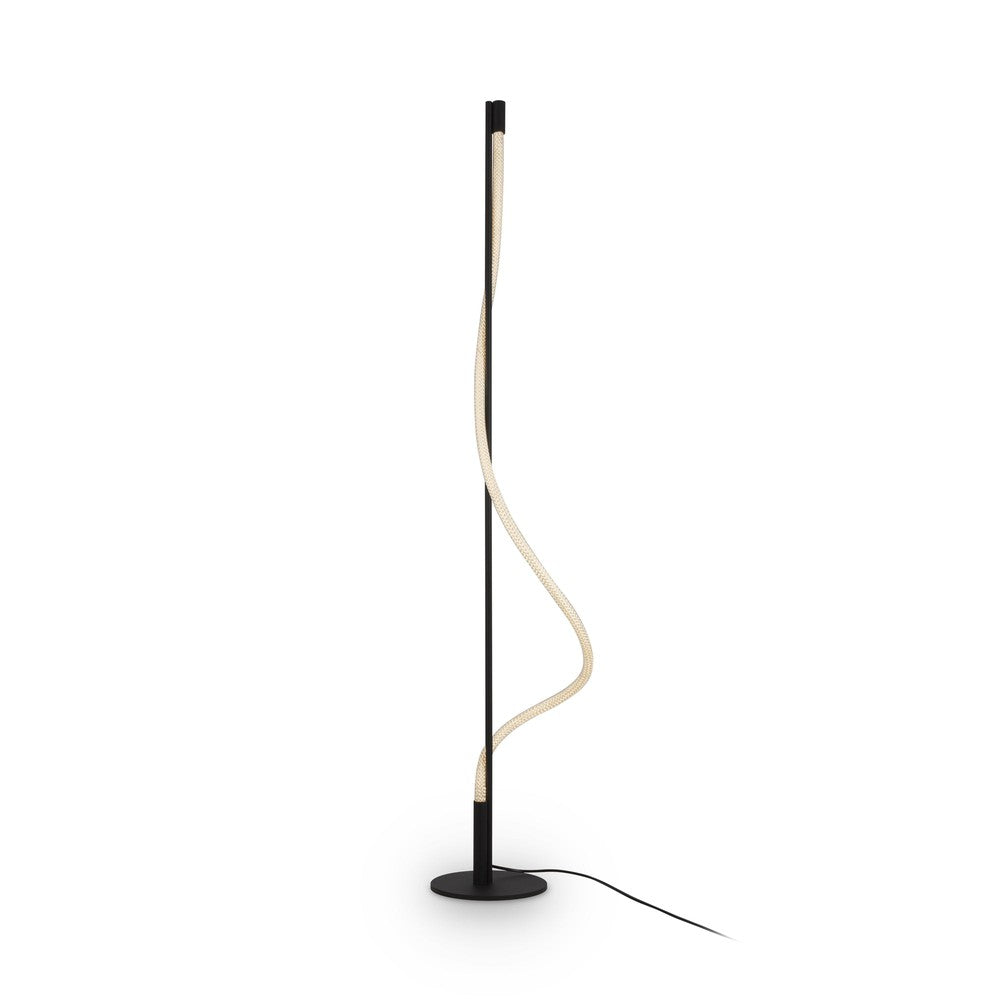 Tau Floor Lamp In Black-Maytoni-South Charlotte Fine Lighting