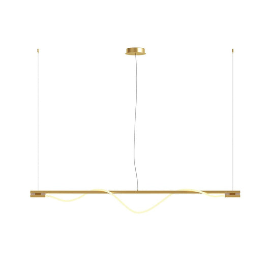 Tau Pendant Lamp With Gold Styling - Large-Maytoni-South Charlotte Fine Lighting