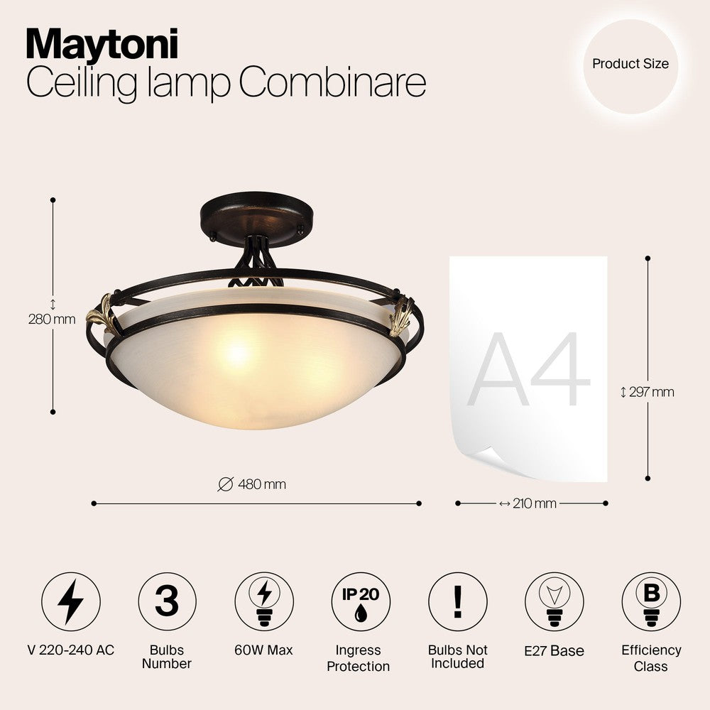 Combinare Ceiling Lamp-Maytoni-South Charlotte Fine Lighting