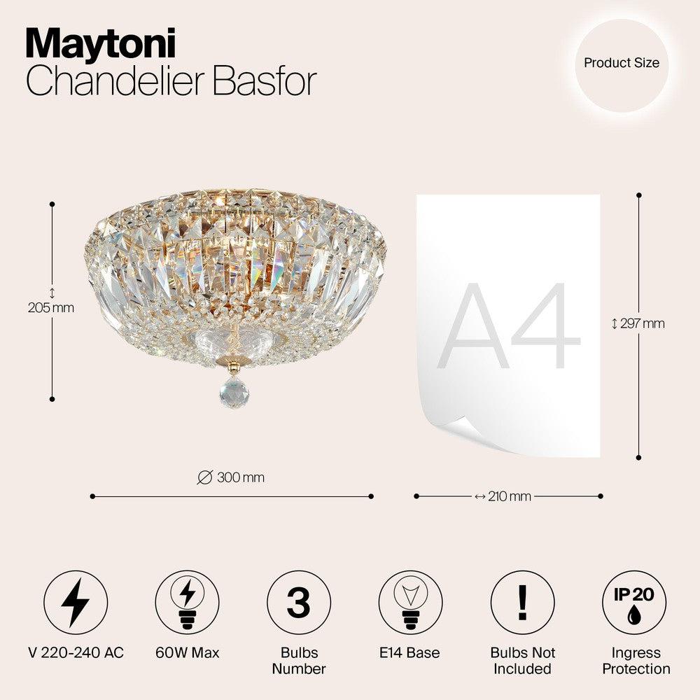 Basfor Chandelier Small-Maytoni-South Charlotte Fine Lighting