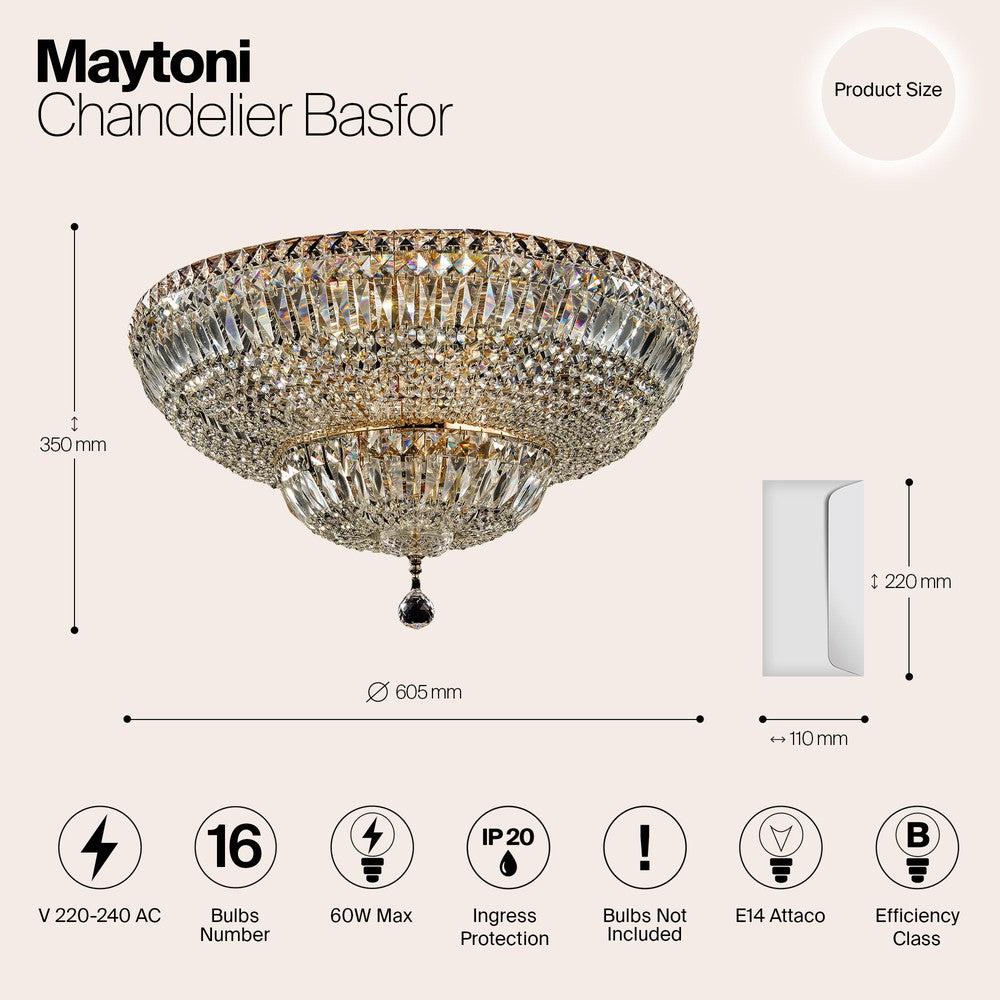 Basfor Chandelier Large-Maytoni-South Charlotte Fine Lighting