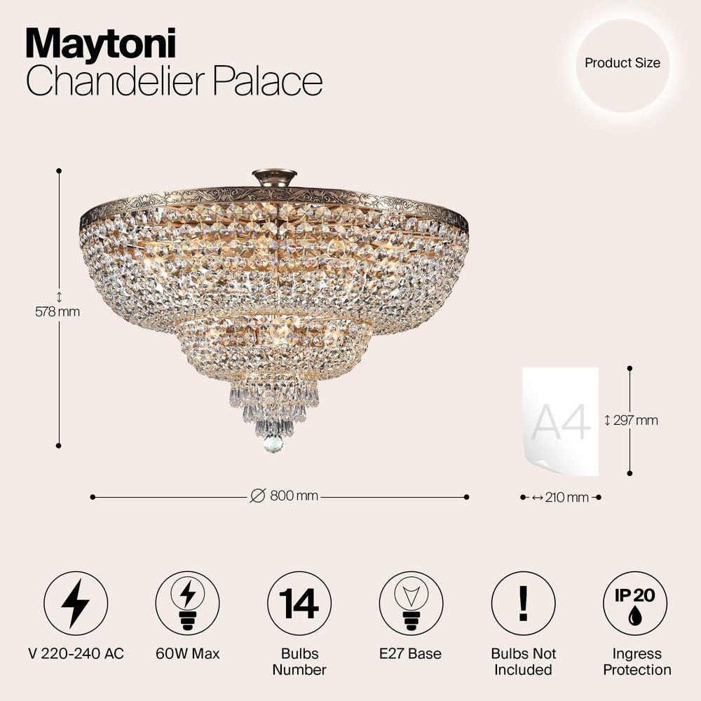 Palace Chandelier Medium-Maytoni-South Charlotte Fine Lighting