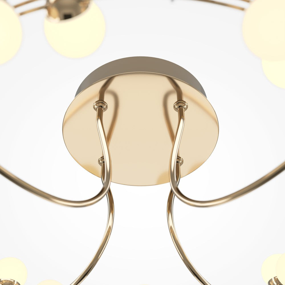 Tessara Ceiling Lamp With Gold Styling-Maytoni-South Charlotte Fine Lighting