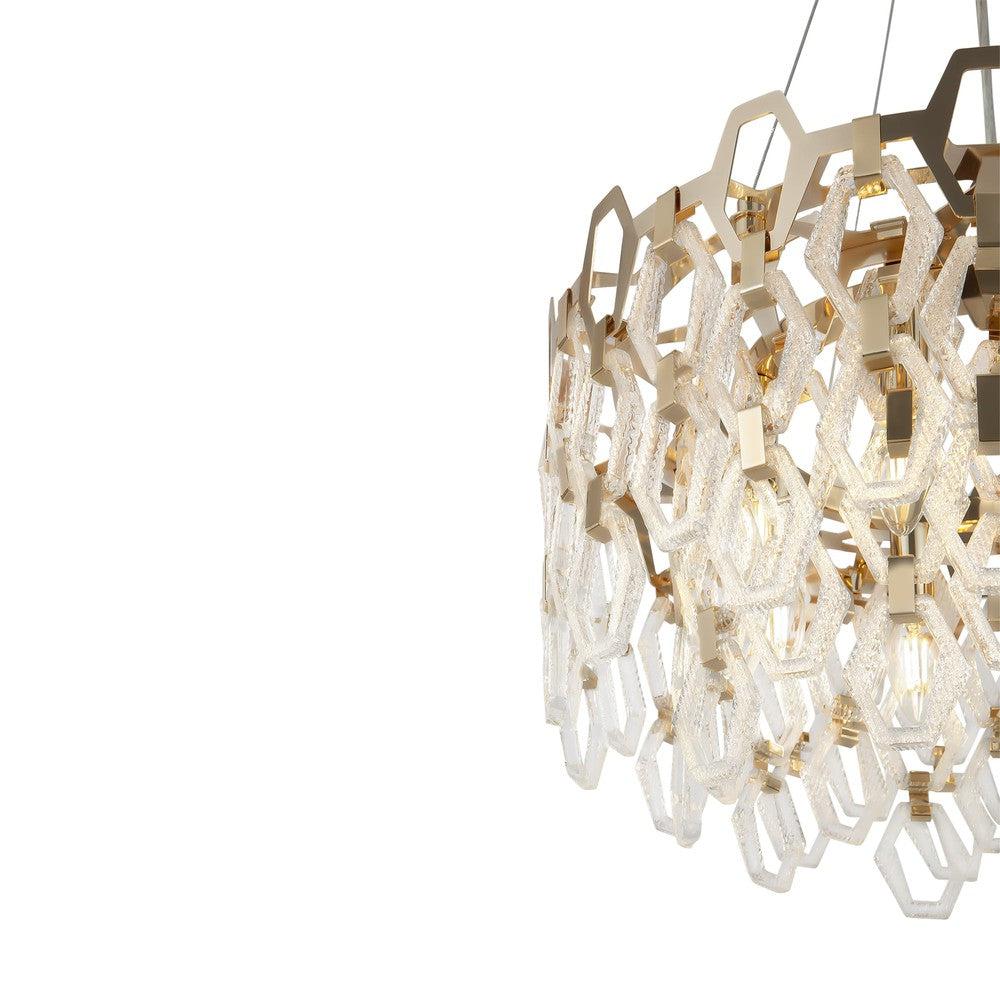 Tissage Chandelier With Gold Styling-Maytoni-South Charlotte Fine Lighting