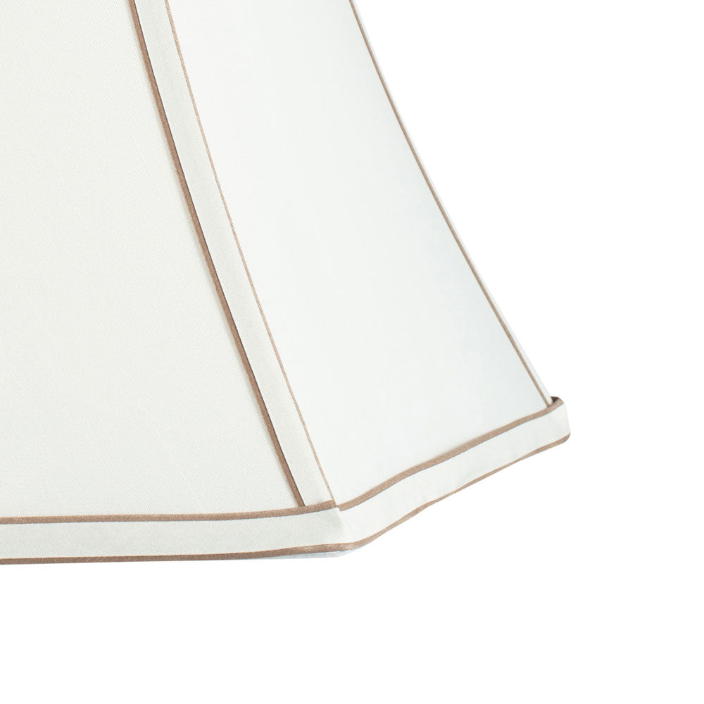The Lyla is a traditionally styled lampshade which is sold by South Charlotte Fine Lighting