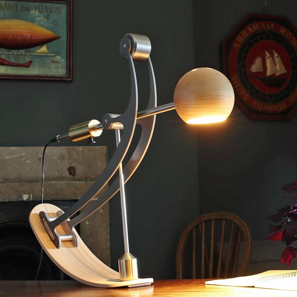 This unique desk lamp from Blott Works is a great gift idea for engineers, scientists and anyone with a sense of fun and is sold by South Charlotte Fine Lighting