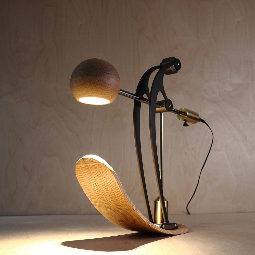 The C-Type Balance Lamp is a premium desk lamp which is handmade here in the UK and sold by South Charlotte Fine Lighting 