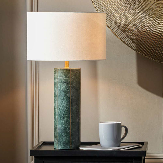 The Venetia green table lamp