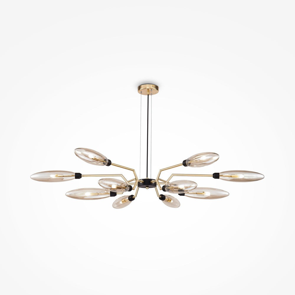 Ventura Pendant Lamp With Gold Styling-Maytoni-South Charlotte Fine Lighting