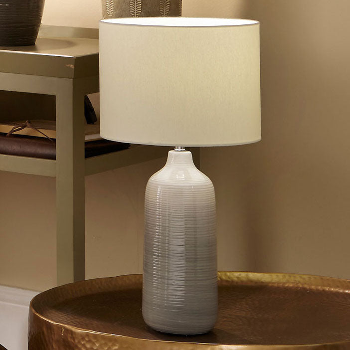 Venus Blue and Grey Ombre Ceramic Table Lamp from South Charlotte Fine Lighting